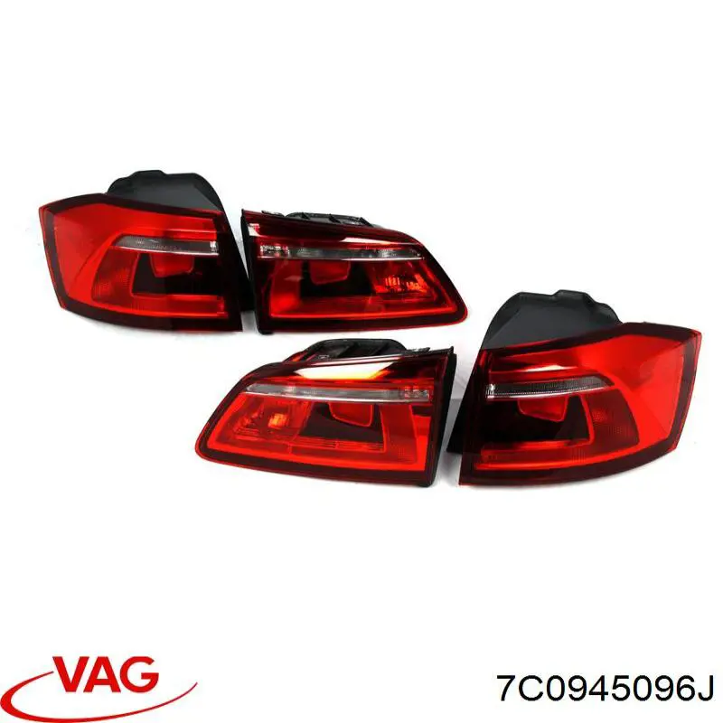 Do koszyka 7C0945096J VAG Lampa zespolona tylna prawa