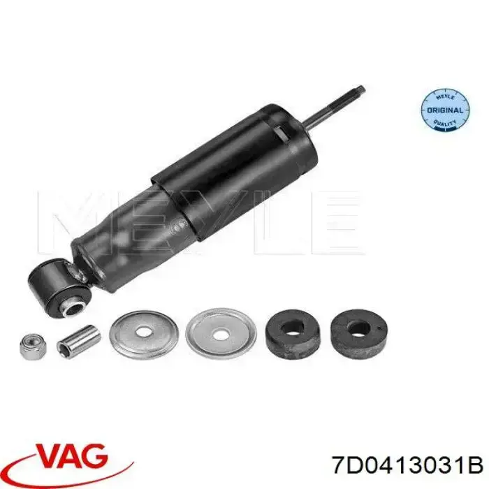 Do koszyka 7D0413031B VAG Amortyzator przedni