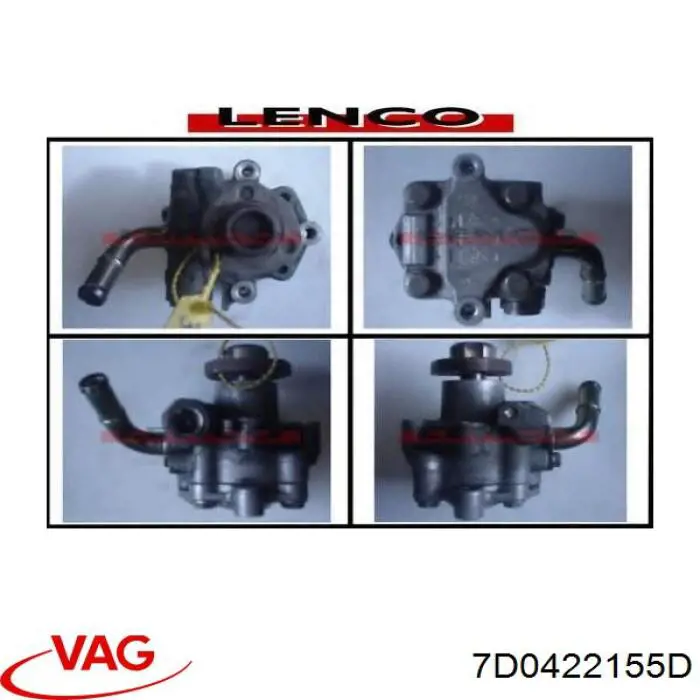 Pompa wspomagania hydraulicznego kierownicy VAG 7D0422155D cena, od 109,94 USD