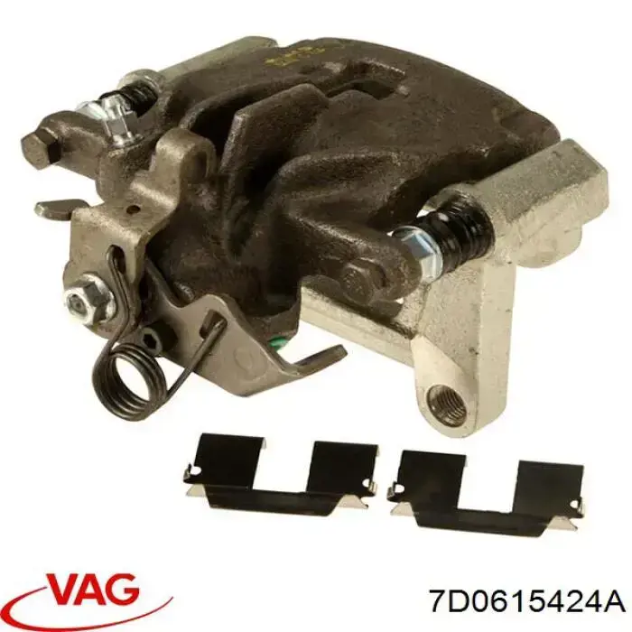 Do koszyka 7D0615424A VAG Zacisk hamulcowy tylny prawy