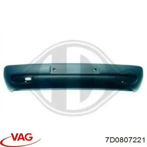 7D0807221 VAG Zderzak przedni
