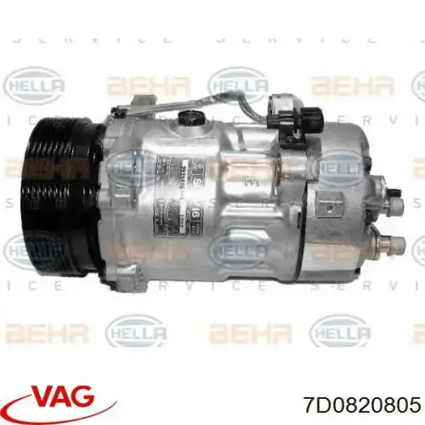 Sprężarka klimatyzacji VAG 7D0820805 cena, od 325,09 USD