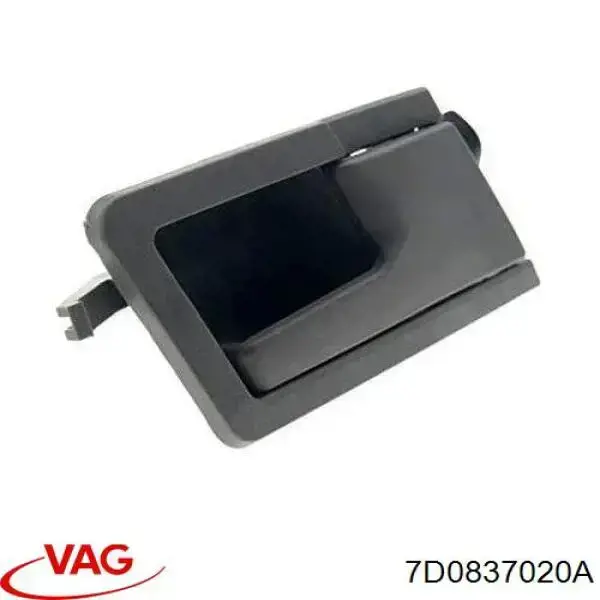 Klamka drzwi przednich wewnętrzna prawa VAG 7D0837020A cena, od 5,72 USD