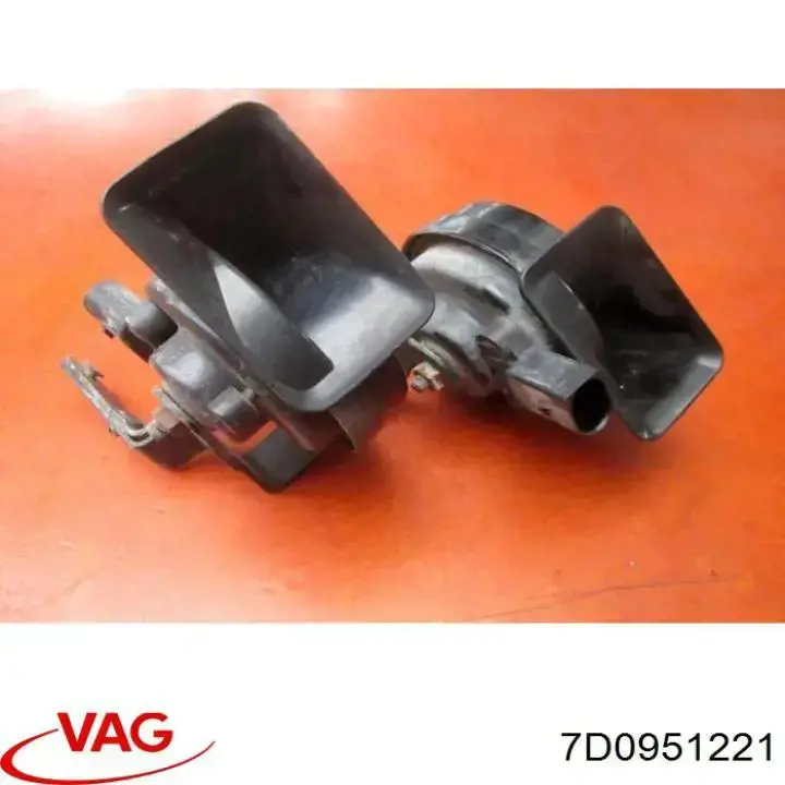 Sygnał dźwiękowy (klakson) VAG 7D0951221 cena, od 54,13 USD