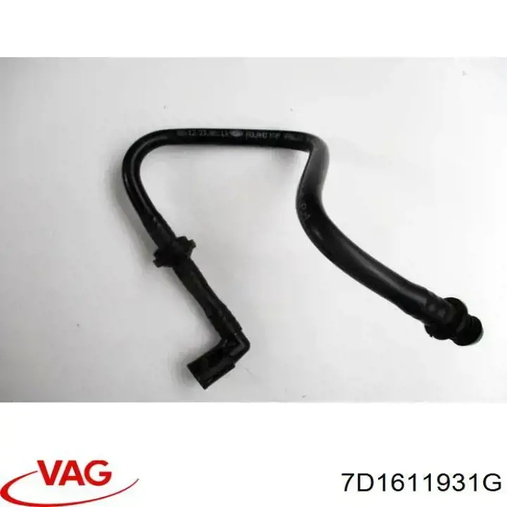 Rurka podciśnienia wzmacniacza hamulców VAG 7D1611931G cena, od 41,32 USD