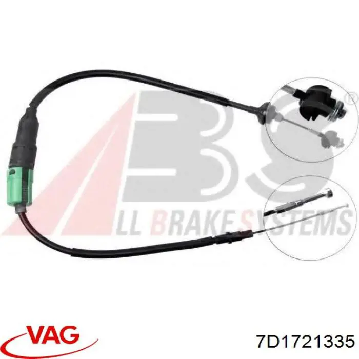 Linka sprzęgła VAG 7D1721335 cena, od 14,45 USD