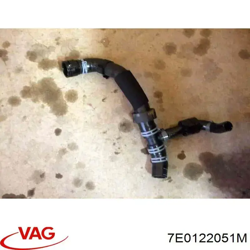 7E0122051M VAG Przewód (króciec) chłodnicy dolny