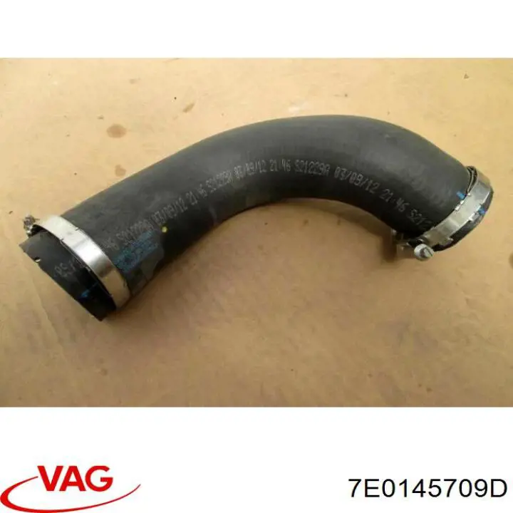 7E0145709D VAG Przewód (króciec) intercoolera