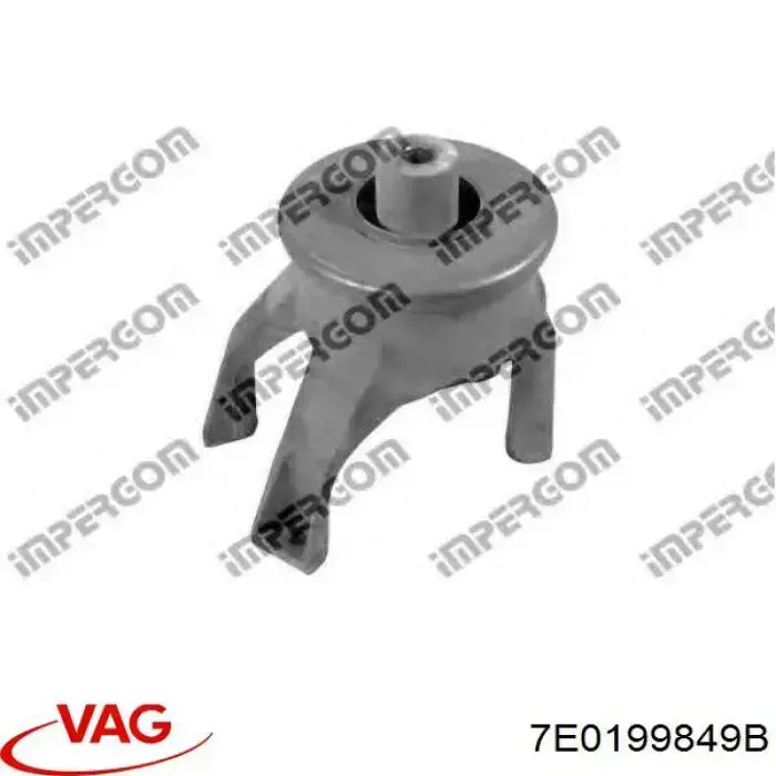 7E0199849B VAG Poduszka (podpora) silnika tylna