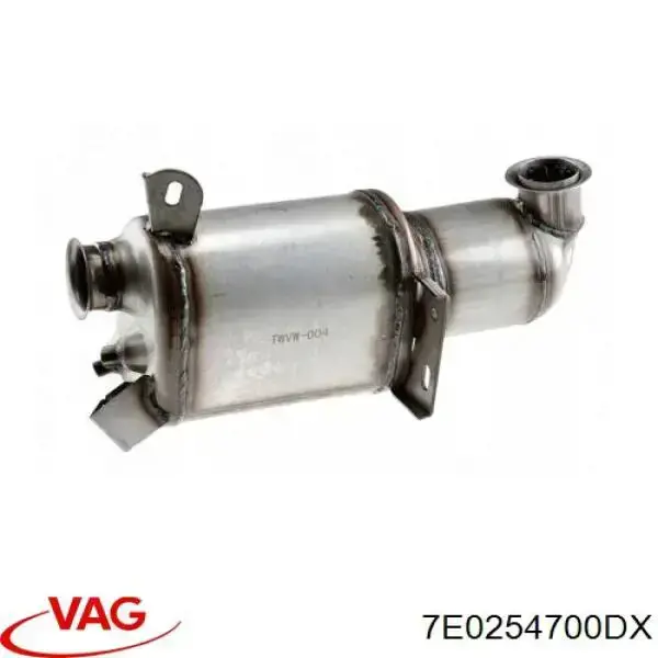 Filtr cząstek stałych układu wydechowego VAG 7E0254700DX cena, od 486,62 USD