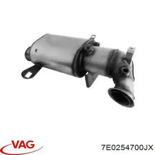 7E0254700JX VAG Filtr cząstek stałych układu wydechowego