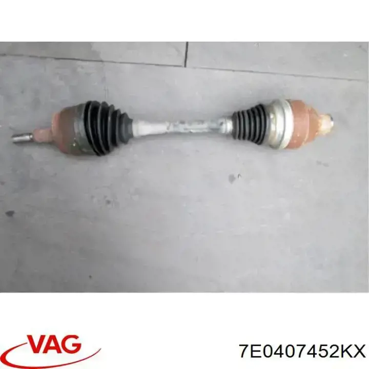 Do koszyka 7E0407452KX VAG Półoś napędowa przednia prawa