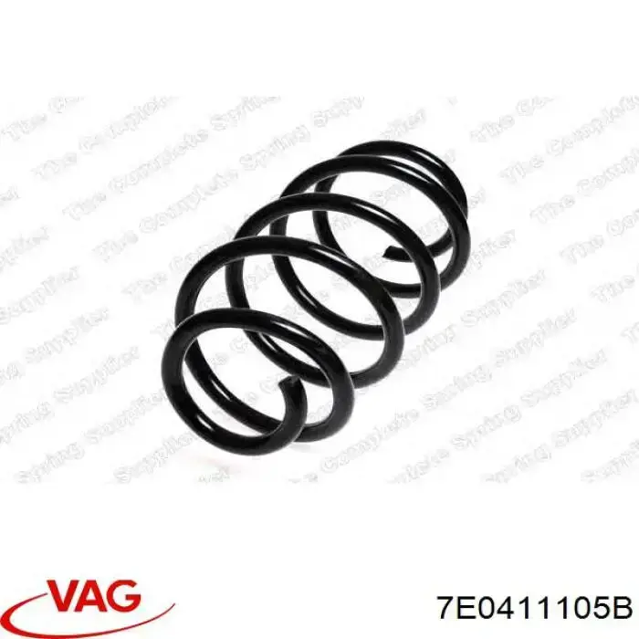 Do koszyka 7E0411105B VAG Sprężyna przednia