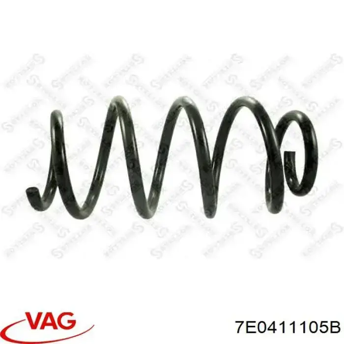 Sprężyna przednia VAG 7E0411105B cena, od 58,43 USD