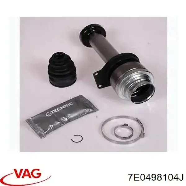 Przegub homokinetyczny wewnętrzny przedni prawy VAG 7E0498104J cena, od 376,04 USD