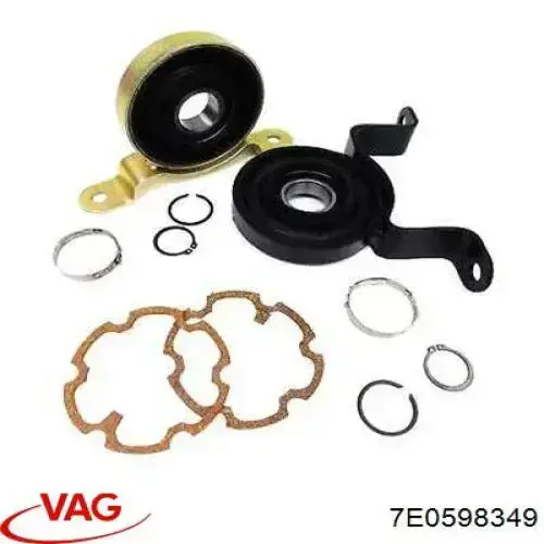 Łożysko podwieszane wału Cardana VAG 7E0598349 cena, od 75,32 USD