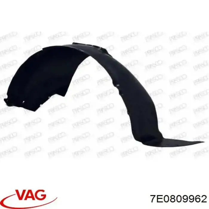 Nadkole błotnika przedniego prawe VAG 7E0809962 cena, od 24,54 USD