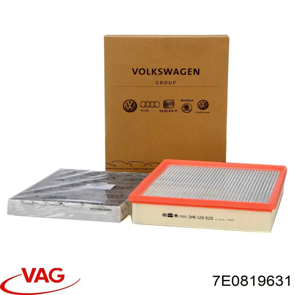 Do koszyka 7E0819631 VAG Filtr kabiny