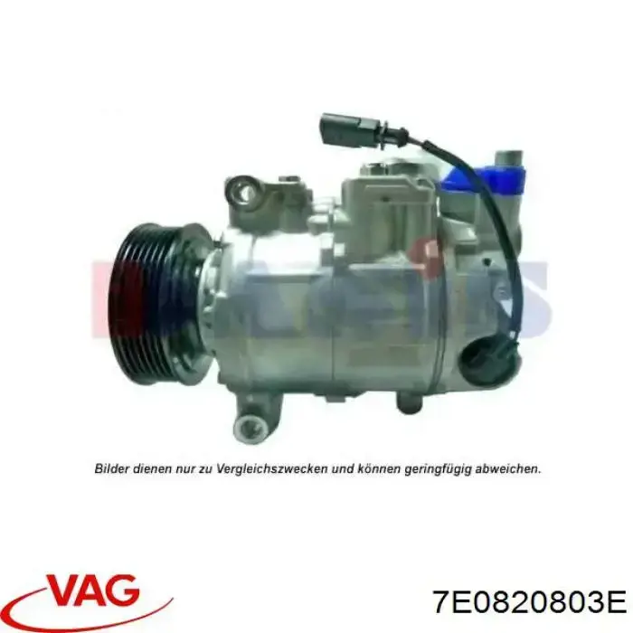 Sprężarka klimatyzacji VAG 7E0820803E cena, od 373,99 USD