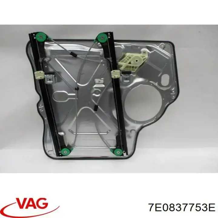Mechanizm podnoszenia szyby drzwi przednich lewych VAG 7E0837753E cena, od 166,85 USD