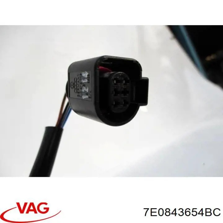 Zamek drzwi bocznych przesuwnych VAG 7E0843654BC cena, od 55,61 USD