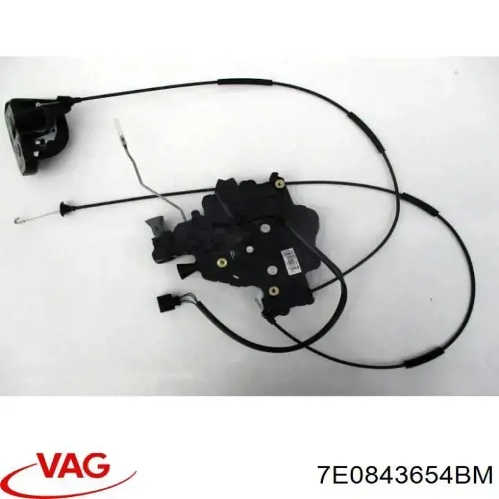 7E0843654BM VAG Zamek drzwi bocznych przesuwnych