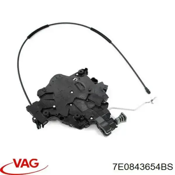 Zamek drzwi bocznych przesuwnych VAG 7E0843654BS cena, od 55,61 USD