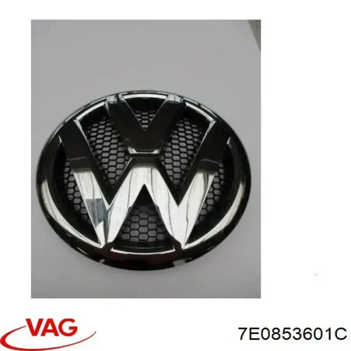 7E0853601C VAG Emblemat na atrapę chłodnicy