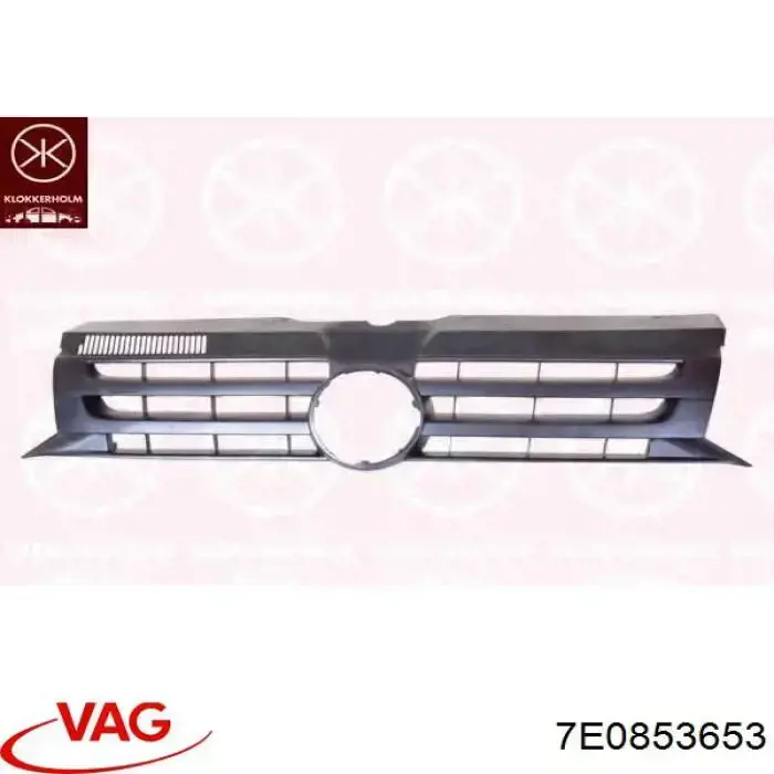 7E0853653 VAG Atrapa chłodnicy