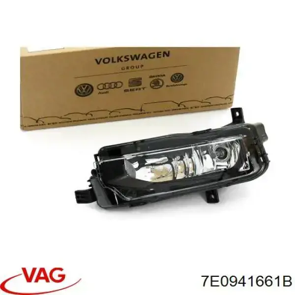 7E0941661B VAG Lampa przeciwmgielna lewa
