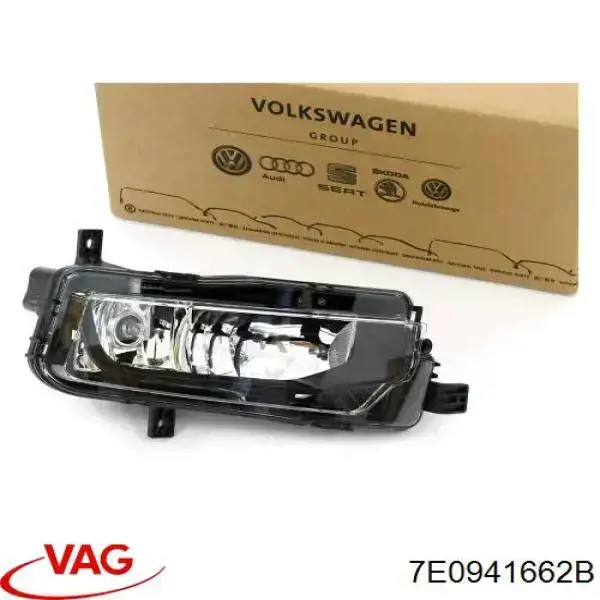 7E0941662B VAG Lampa przeciwmgielna prawa