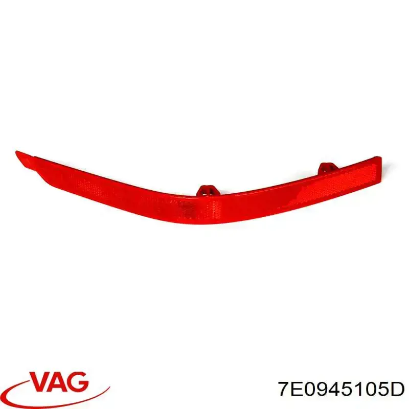 7E0945105D VAG Lampa odblaskowa zderzaka tylnego lewa