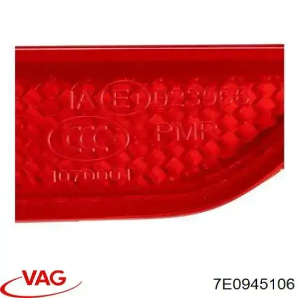 Lampa odblaskowa zderzaka tylnego prawa VAG 7E0945106 cena, od 10,84 USD