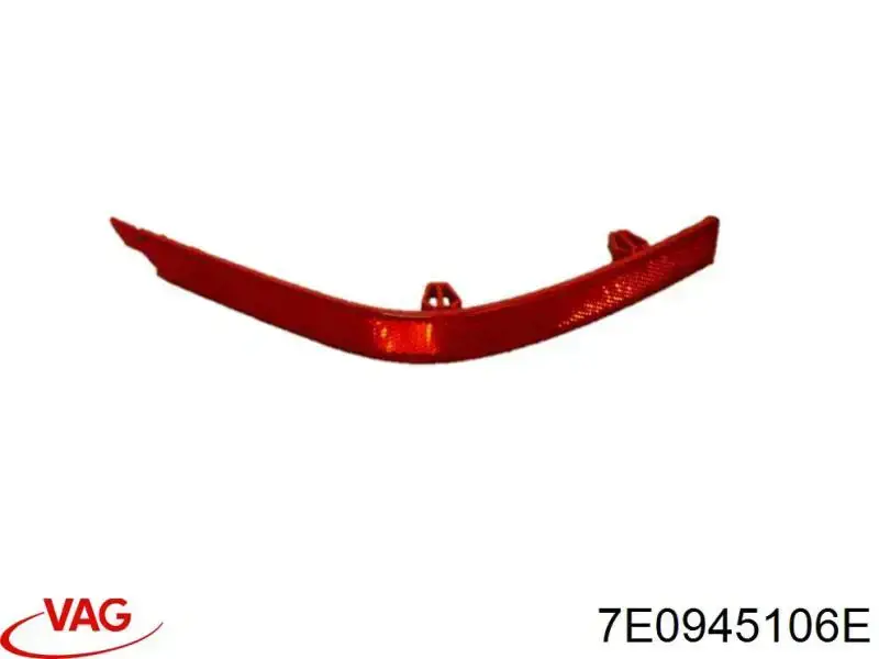 7E0945106D VAG Lampa odblaskowa zderzaka tylnego prawa
