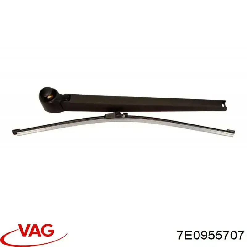 7E0955707 VAG Ramię wycieraczki szyby tylnej