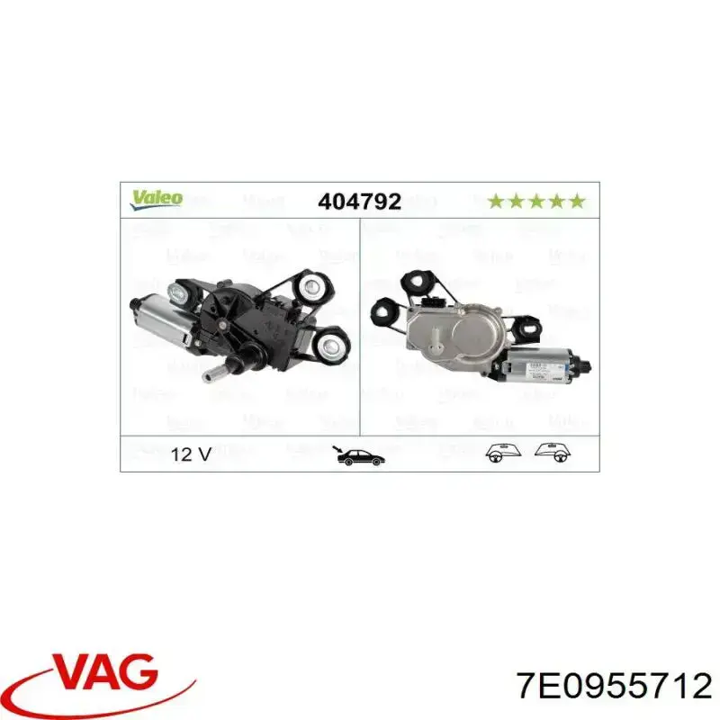 7E0955712 VAG Silniczek wycieraczki tylnej szyby