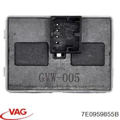Panel przyciskowy sterowania podnośnikiem szyby przedni lewy VAG 7E0959855B cena, od 12,82 USD