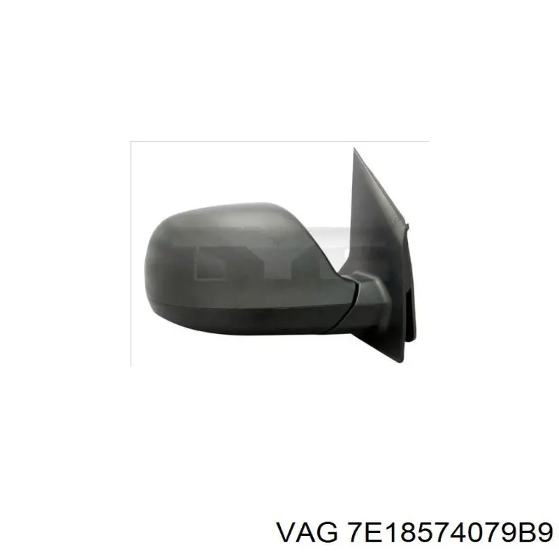 Lusterko wsteczne lewe VAG 7E18574079B9 cena, od 107,92 USD