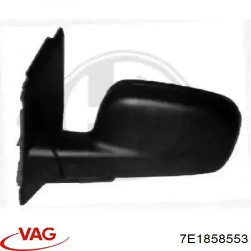 7E1858553 VAG Nakładka (pokrywa) lusterka wstecznego lewa