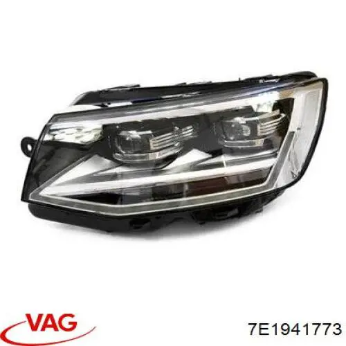 Do koszyka 7E1941773 VAG Reflektor lewy