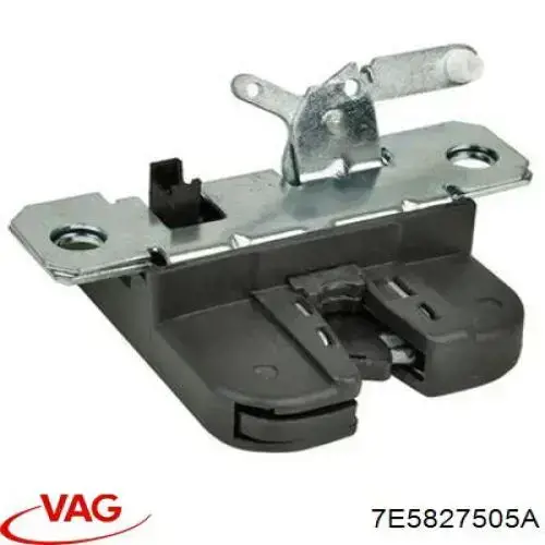 Do koszyka 7E5827505A VAG Zamek klapy bagażnika (3/5 drzwi tylnych)