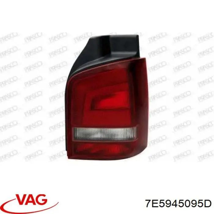 Do koszyka 7E5945095D VAG Lampa zespolona tylna lewa