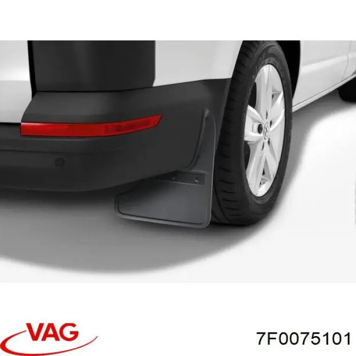 Chlapacze tylne, komplet do Volkswagen Transporter T6 SGA, SGH, SHA, SHH