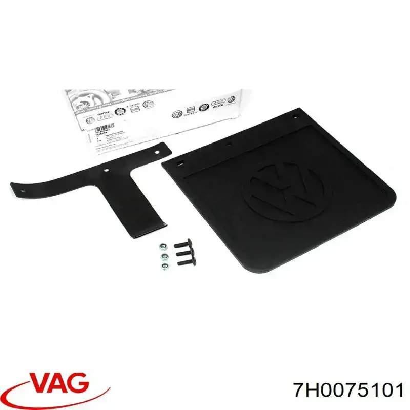 Do koszyka 7H0075101 VAG Chlapacze tylne, komplet