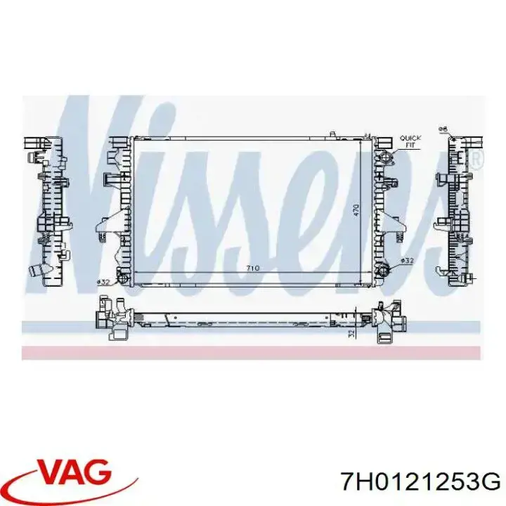 Do koszyka 7H0121253G VAG Chłodnica silnika