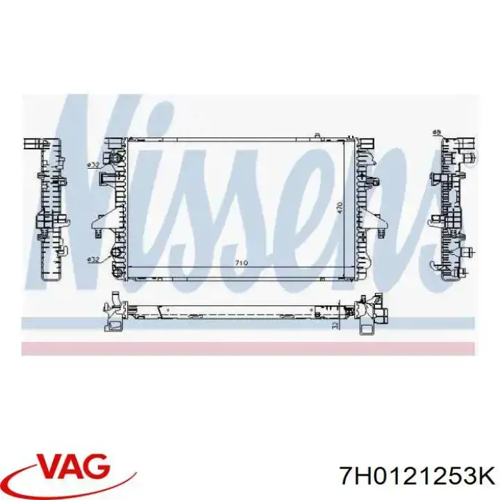 7H0121253K VAG Chłodnica silnika