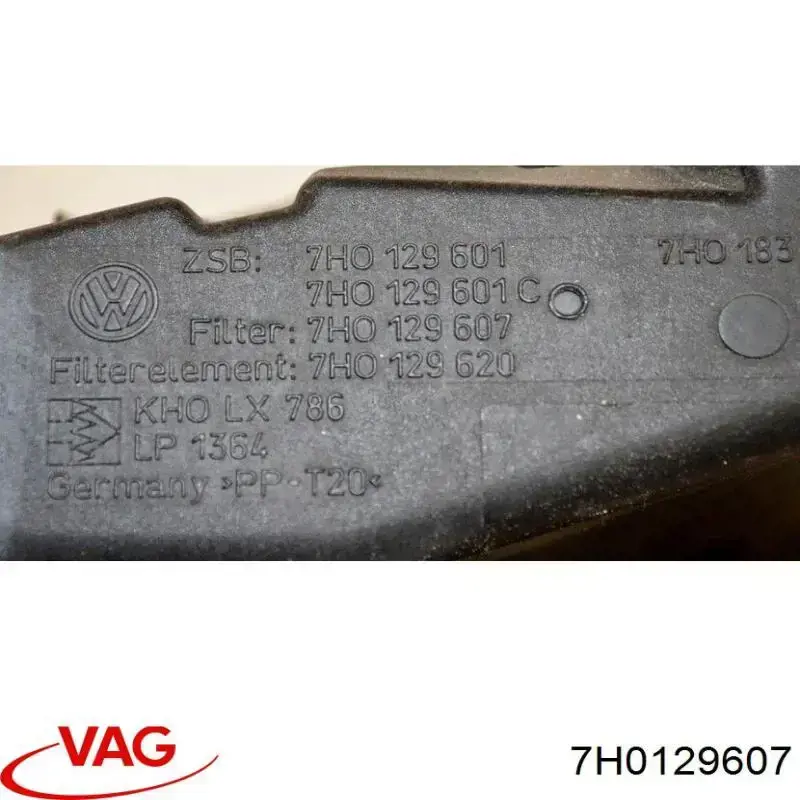 Obudowa filtra powietrza VAG 7H0129607 cena, od 154,77 USD