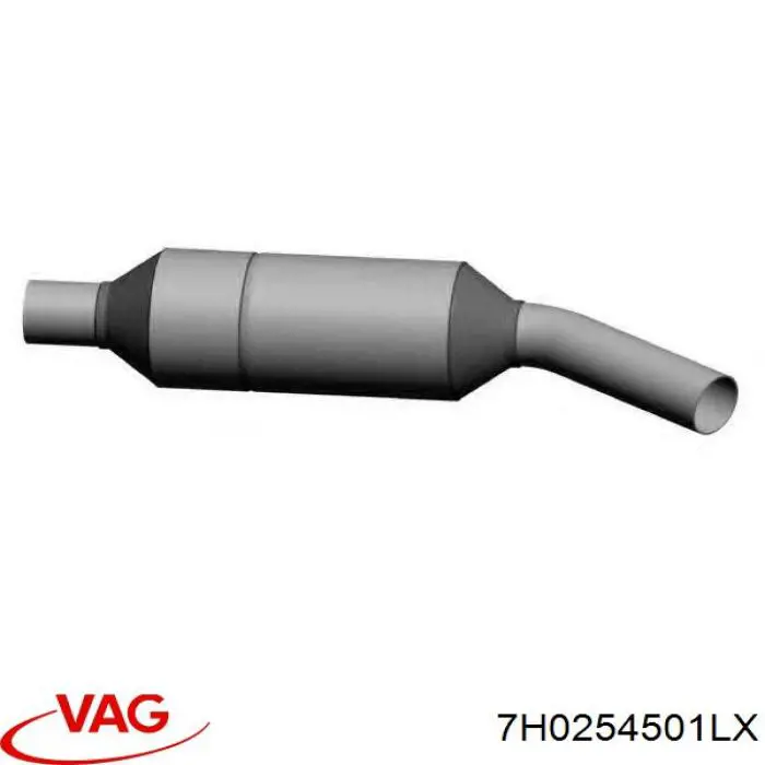 7H0254501LX VAG Konwerter-katalizator