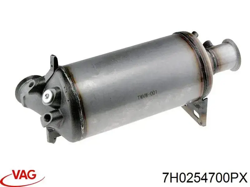 Do koszyka 7H0254700PX VAG Filtr cząstek stałych układu wydechowego