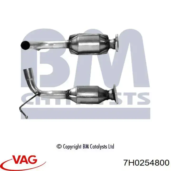 Filtr cząstek stałych układu wydechowego VAG 7H0254800 cena, od 390,58 USD